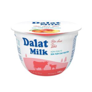 Sữa Chua Ăn Dalat Milk Đào 100g