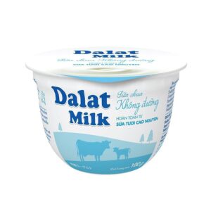 Sữa Chua Ăn Dalat Milk Không Đường 100g