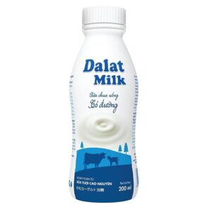 Sữa Chua Uống Dalat Milk Có Đường 200ml