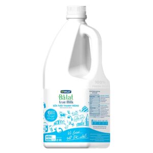 Sữa Thanh Trùng Đà Lạt True Milk 2 Lít – Không Đường