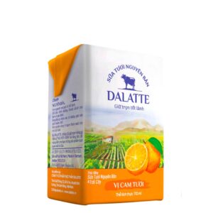 Sữa Tiệt Trùng Dalatte Vị Cam 110ml
