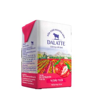 Sữa Tiệt Trùng Dalatte Vị Dâu 110ml