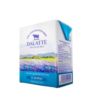 Sữa Tiệt Trùng Dalatte Ít Đường 110ml