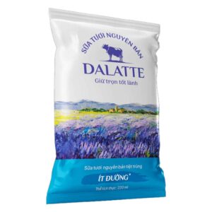 Sữa Tiệt Trùng Dalatte Ít Đường 220ml