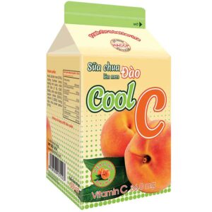 Sữa Chua Lên Men Đào Dalat Milk Cool C 450ml